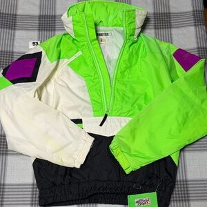 Obermeyer Bright Green and Black Jacket